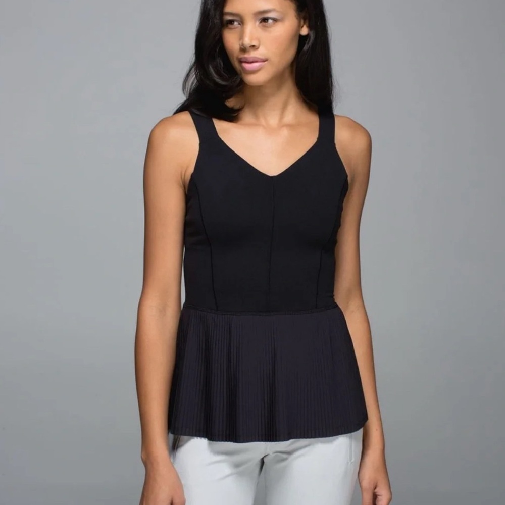 Lululemon City Tank peplum top. T